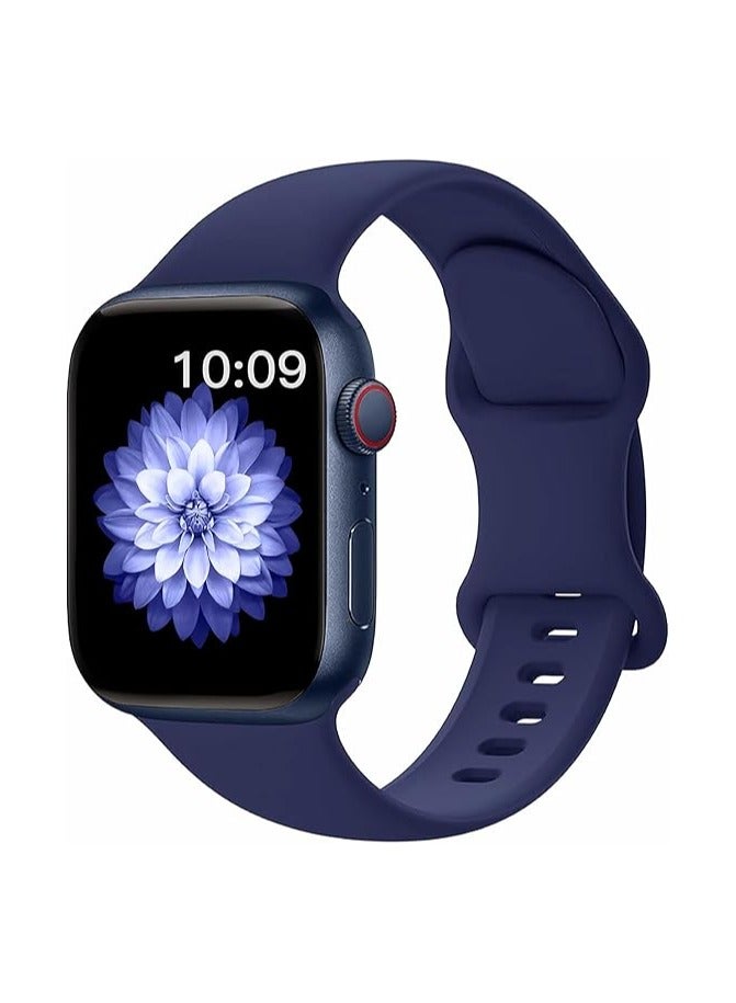 HablTech 6 Pcs Sport Silicone Band Compatible with Apple Watch 44mm/45mm/46mm/49mm Classic Soft Replacement Strap Applicable to iWatch Series 11/10/9/8/7/6/5/4/Ultra/Ultra2/Ultra3/SE/SE2/SE3 - Image 3