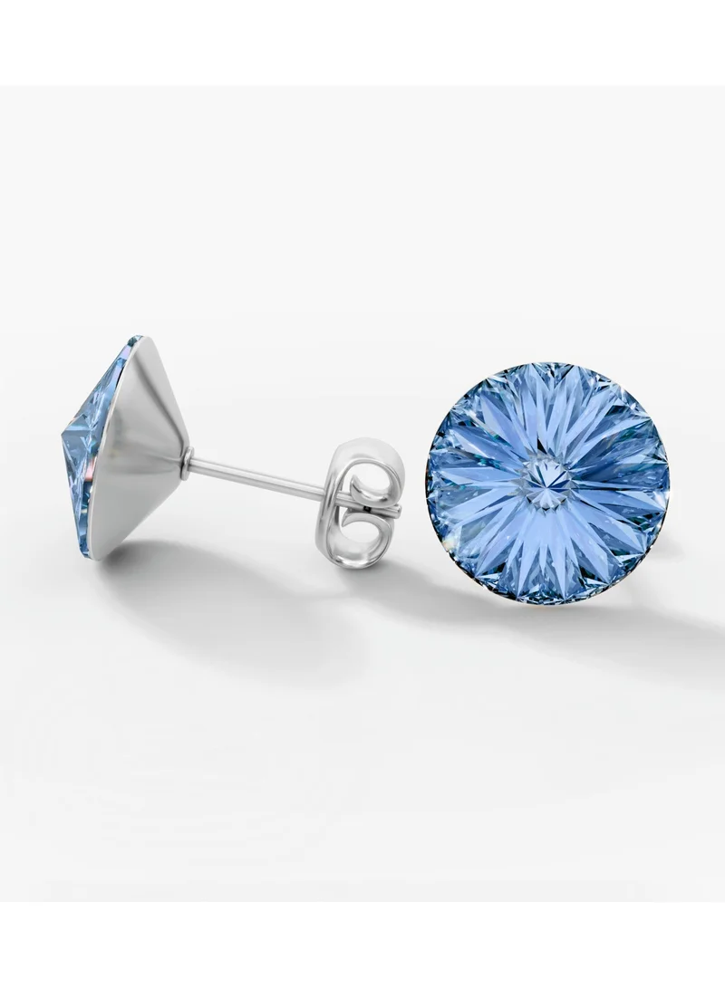 سيونا أقراط مرصعة بالكريستال الأزرق الفاتح من إيلا