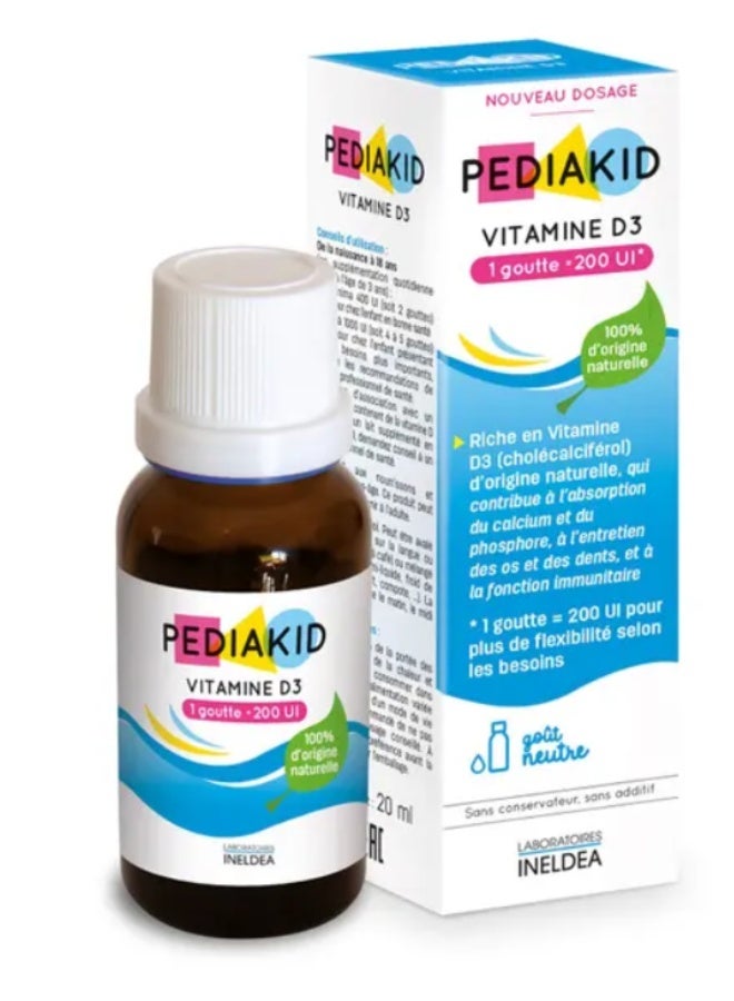 pediakid vit d 200IU DROPS 20 ML