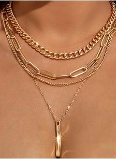 Al Aoyama Lady Multilayer Necklace Europe And America Retro Simple Creative Simple Pendant Necklace Set  - Image 1
