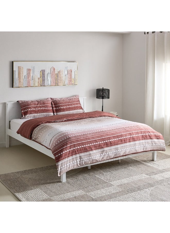Home Box Mia Sofia 3-Pieces Printed Microfiber Super King Duvet Cover Set 240 x 220 cm  - Image 1