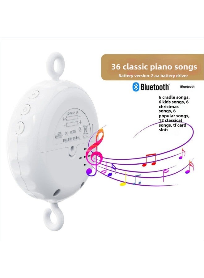 A2 Crib Bell Universal Toy Bracket With 1 Piece Of Music 3 60cm Baby Bell Rack Size Bed Universal-Color:Battery Version/36 Piano Songs+bluetooth/bed Bell  - Image 1