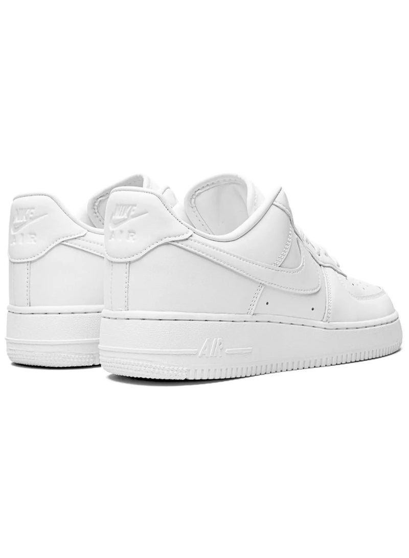 Nike Nike Air Force 1 Low '07 "Fresh" White Leather Sneakers with Air Cushioning  - Image 3