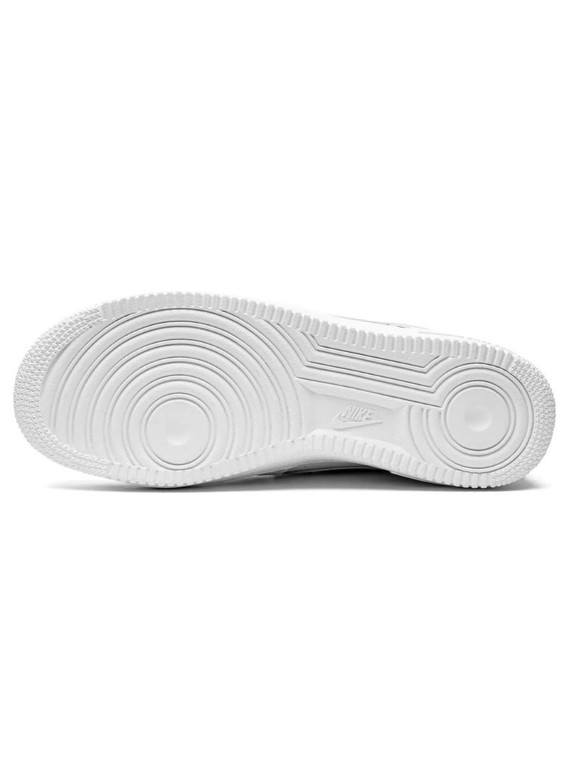Nike Nike Air Force 1 Low '07 "Fresh" White Leather Sneakers with Air Cushioning  - Image 4