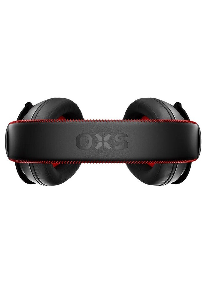 OXS AUDIO - OXS Storm G2 Wireless Gaming Headset, Over-Ear Gaming Headphones with 7.1 Virtual Surround Audio, 3 EQ Modes, Low Latency 2.4GHz, 50mm Driver, RGB Light, Bluetooth 5.3, Compatible with PC, Console, Mobile Phone, Black - Image 1