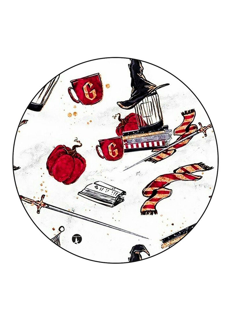 RKN Harry Potter Printed Mouse Pad  Round  Multicolour