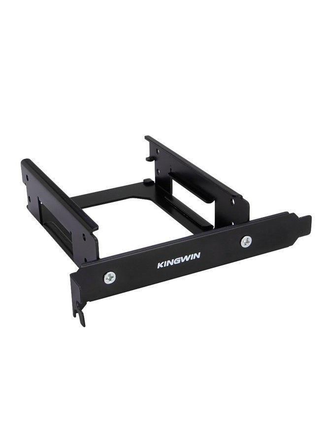 KingWin SSD Mounting Bracket for PCI, 2 x 2.5 Inch to PCI Internal Hard Drive Kit. Convert Any 2.5” Into One Slot, Screws Included, Quick & Easy Installation - Image 1