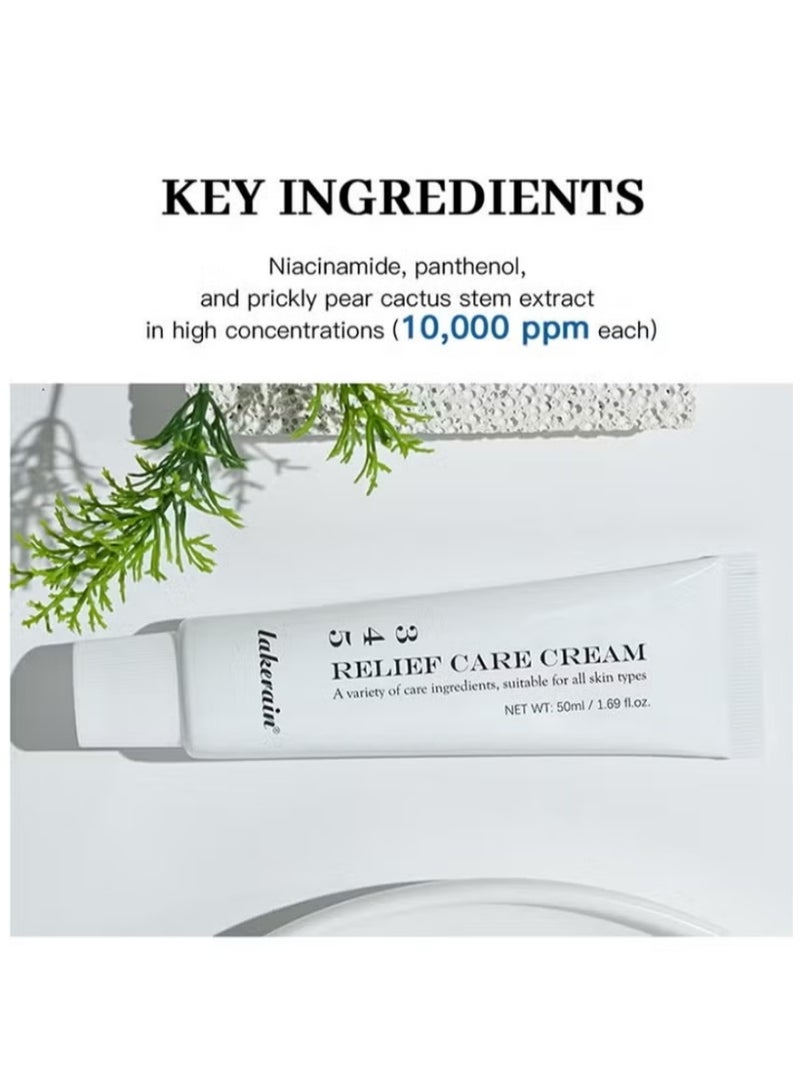 lakerain Soothing and Moisturizing Cream 345 50ml Original Formula Hydrating Calming Relief for Sensitive Skin - Image 3