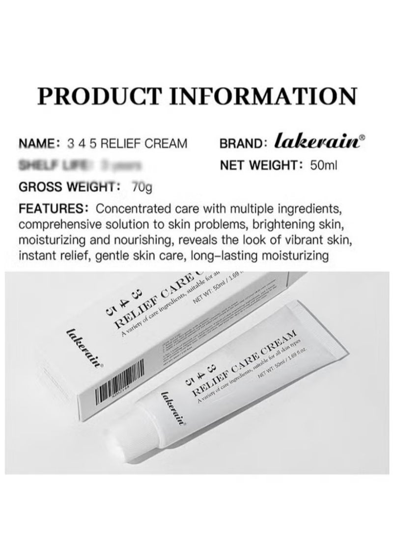 lakerain Soothing and Moisturizing Cream 345 50ml Original Formula Hydrating Calming Relief for Sensitive Skin - Image 4
