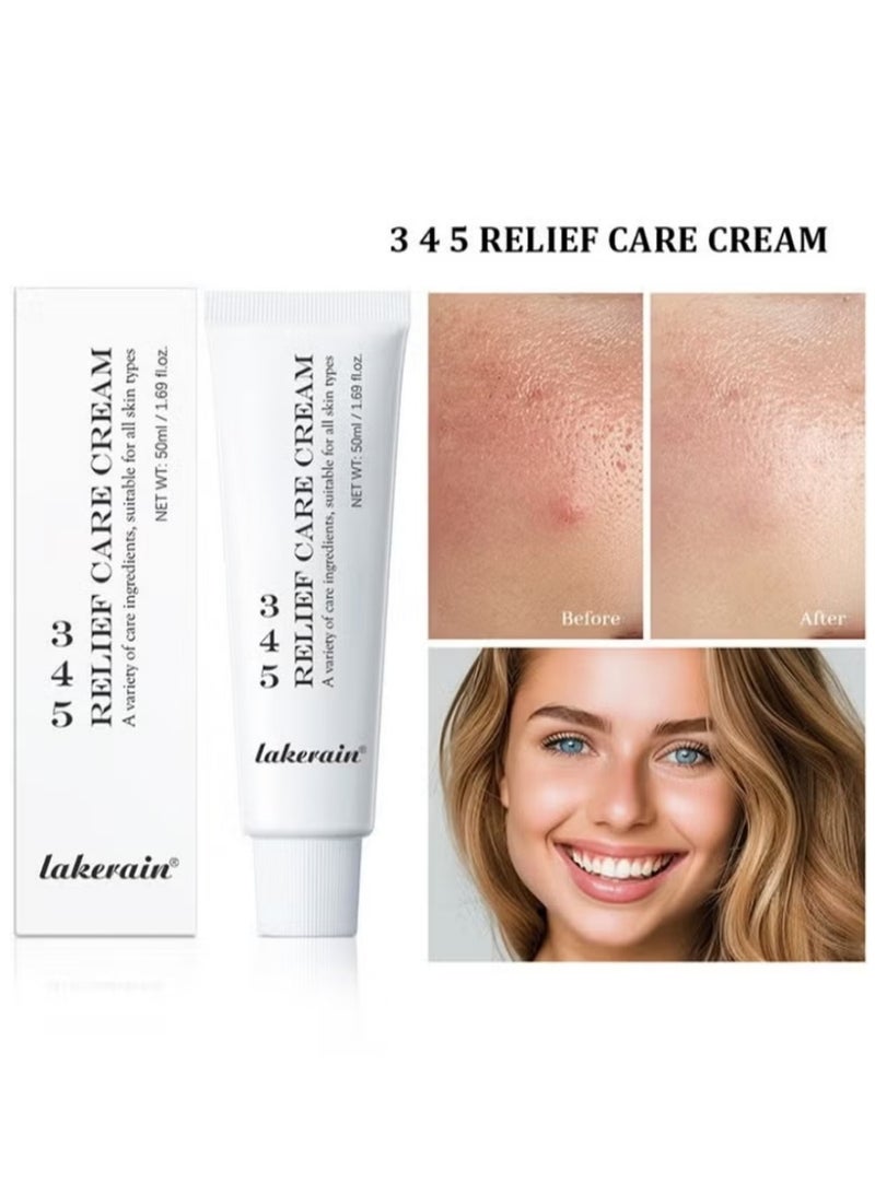 lakerain Soothing and Moisturizing Cream 345 50ml Original Formula Hydrating Calming Relief for Sensitive Skin - Image 1