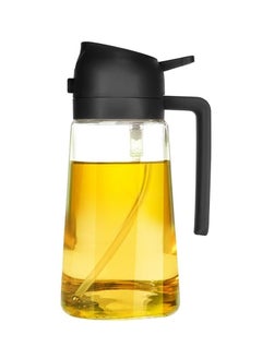 RAQTA 16oz Olive Oil Dispenser Bottle – 2-in-1 Oil Dispenser & Sprayer for Cooking, Air Fryer, Salad (470ml)  - Image 1