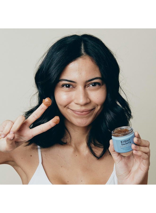 Eight Saints Zen Out Of Ten Bamboo Detox Face Scrub Exfoliator, Natural and Organic Daily Exfoliating Facial Scrub With Bamboo Fibers to Unclog Pores, Blackheads, Blemishes, and Dull Skin, 2 Ounces - Image 4