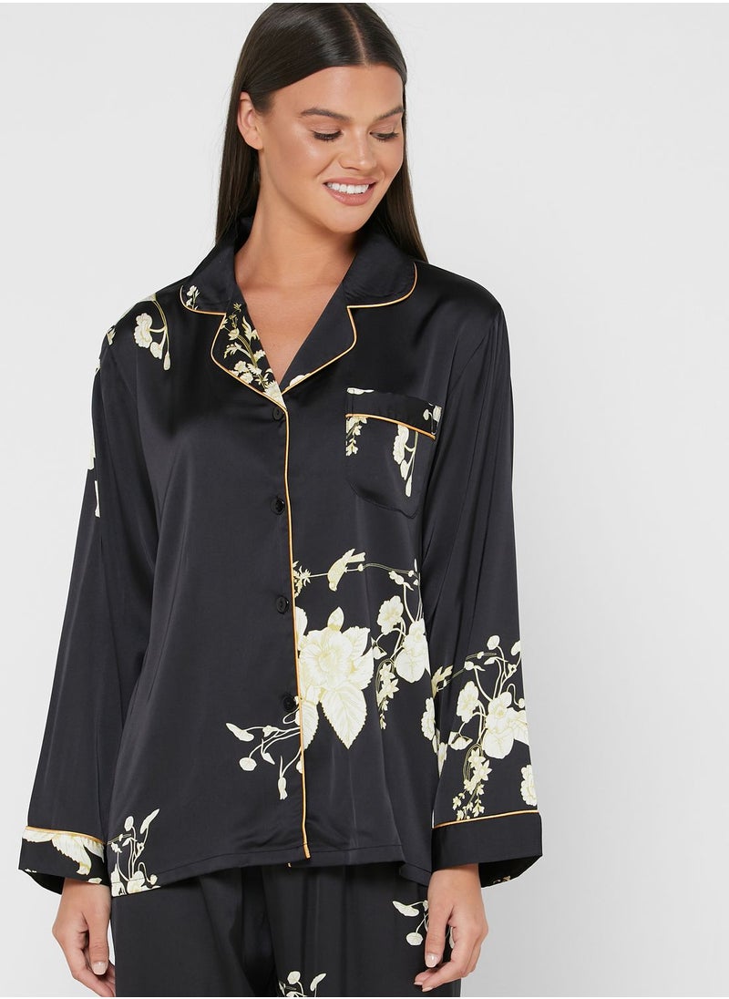 ELLA Floral Print Pyjama Set  - Image 3