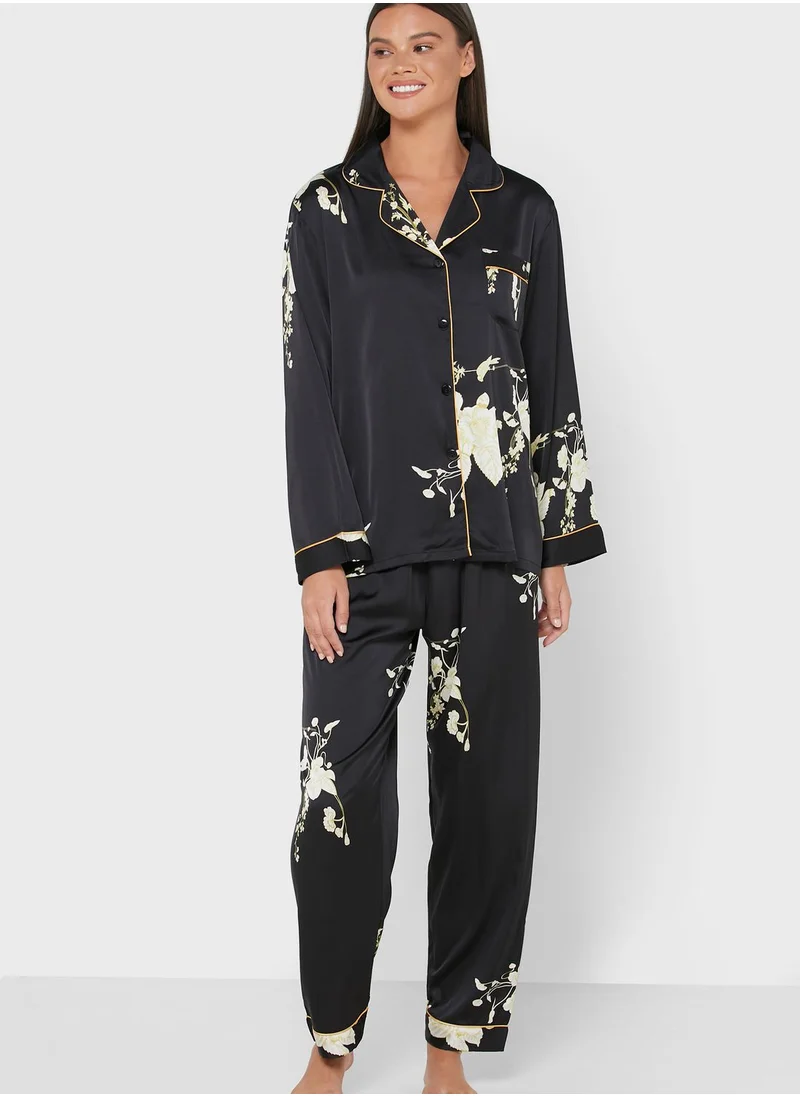 ELLA Floral Print Pyjama Set