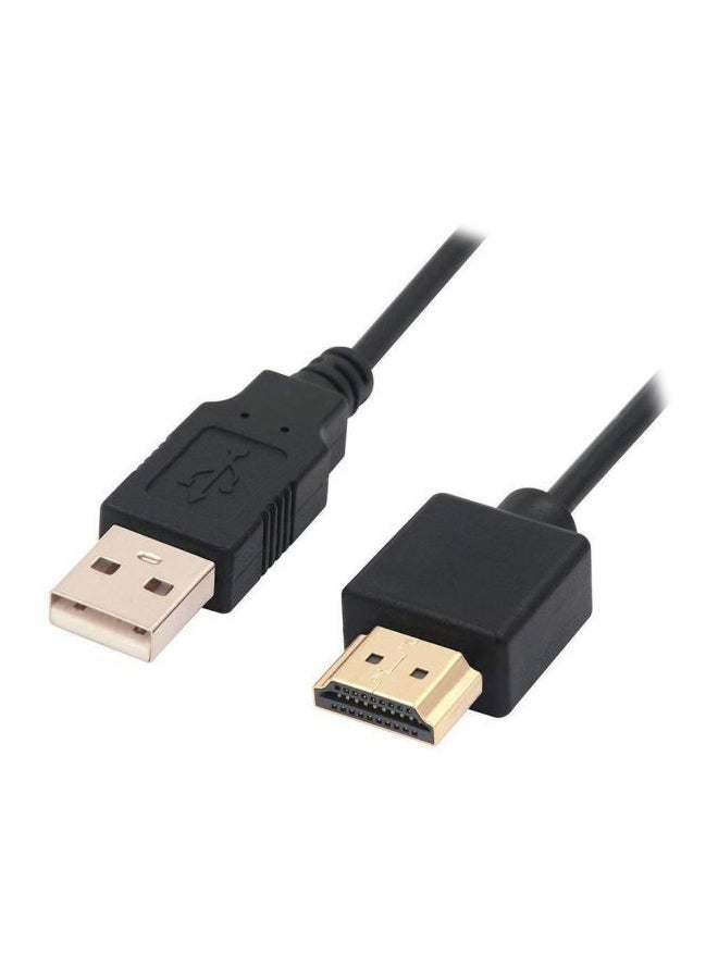 NIBEMINENT USB To HDMI Male Cable Black - Image 5