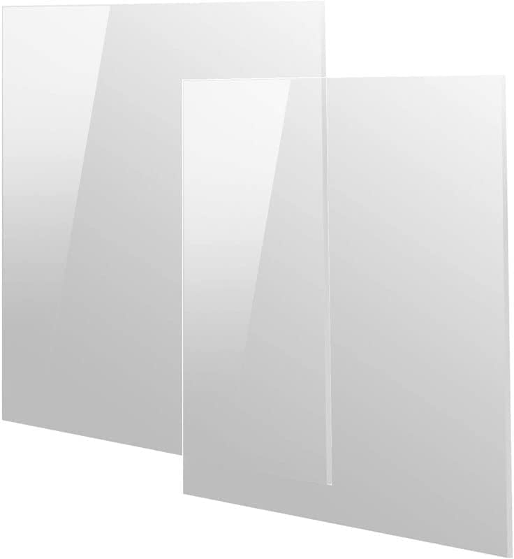 BPA 4 PCS Clear Acrylic Sheets 12x12 Inches - Image 3