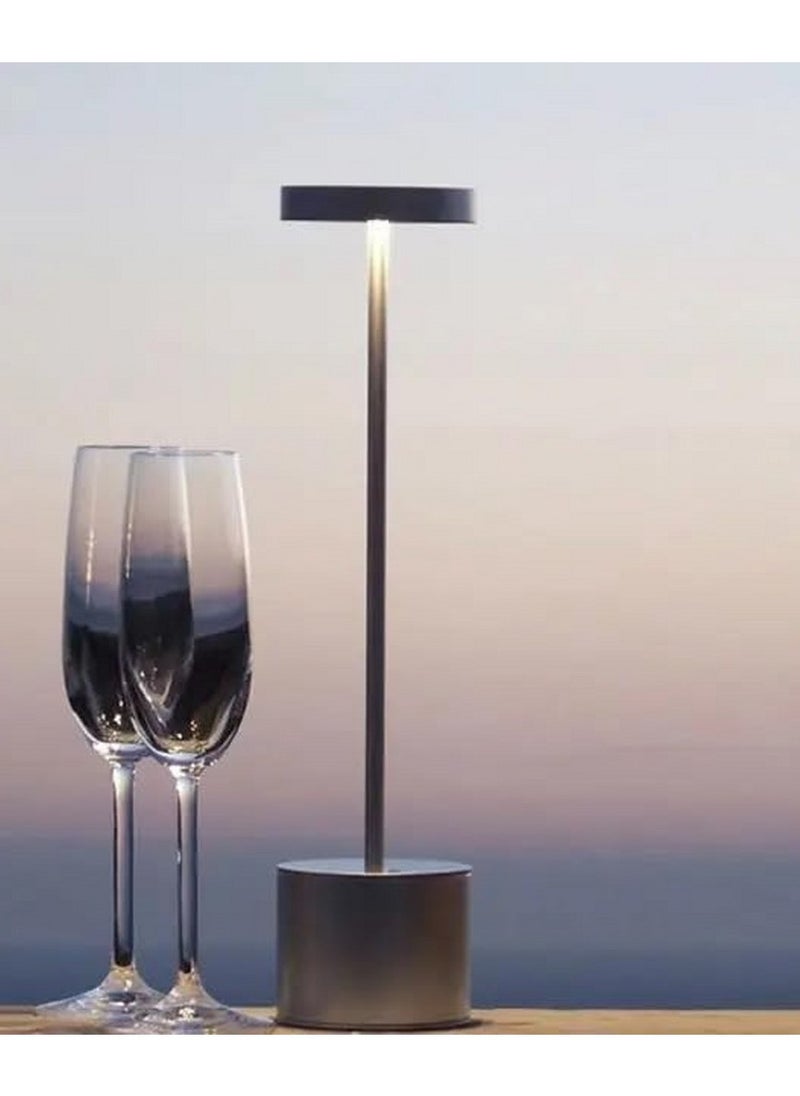 VIO Portable LED Table Desk Lamp Bedside Night Light with Touch Sensor 3 Color Rechargeable Cordless Lamp for Kids Nursery Dimming for Home Bedroom Nursery Restaurant Bar Black Matt  - Image 5