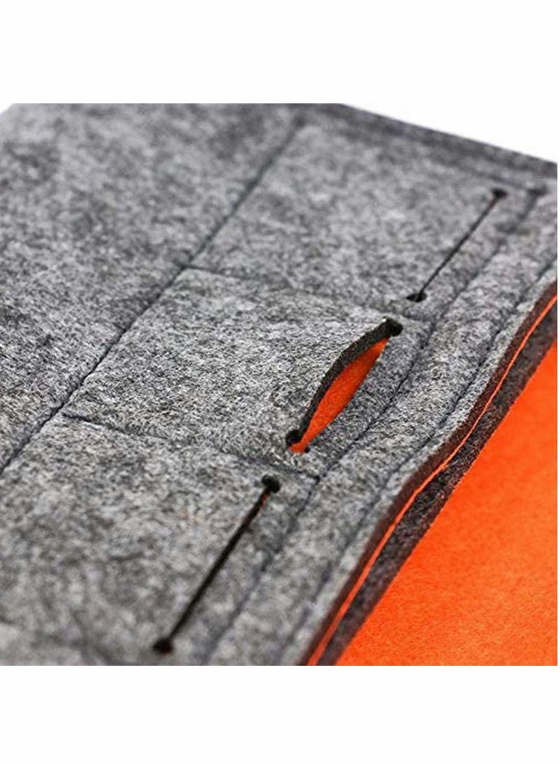SYOSI Carrying Case Protective Case Cartridges Holders for Nintendo Switch Portable Travel Ultra Slim Professional Protective Felt Pouch Bag for Nintendo Switch with Game Bag (Dark Gray)  - Image 3