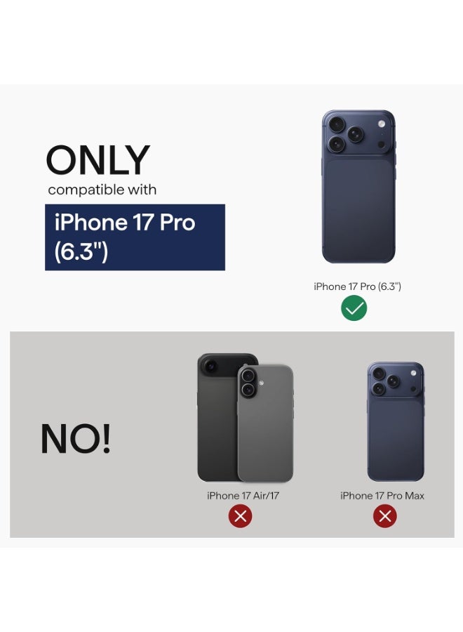 PITAKA حافظة بيتاكا لجهاز آيفون 17 برو 6.3 بوصة، حافظة واقية من الدرجة العسكرية، متوافقة مع ماغسيف، مصنوعة من ألياف الأراميد 1500D المنسوجة وTPU، بروغارد - شروق القمر - Image 3