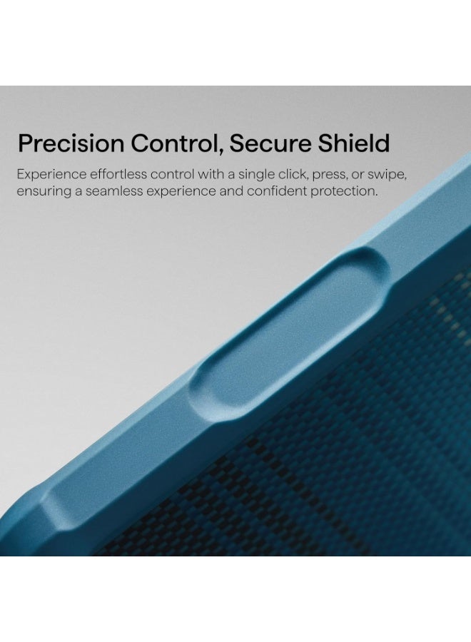 PITAKA حافظة بيتاكا لجهاز آيفون 17 برو 6.3 بوصة، حافظة واقية من الدرجة العسكرية، متوافقة مع ماغسيف، مصنوعة من ألياف الأراميد 1500D المنسوجة وTPU، بروغارد - شروق القمر - Image 5