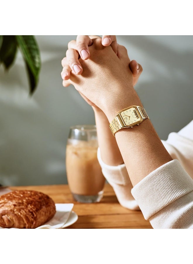 CASIO ساعة كاسيو أنالوج ديجيتال كوارتز، سلسلة فنتاج، AQ-230GA-9DMQ - Image 5