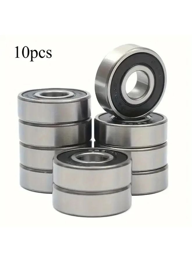 10pcs 6200 2RS Deep Groove Ball Bearings Double Rubber Seals 10mm 30mm 9mm - Image 1