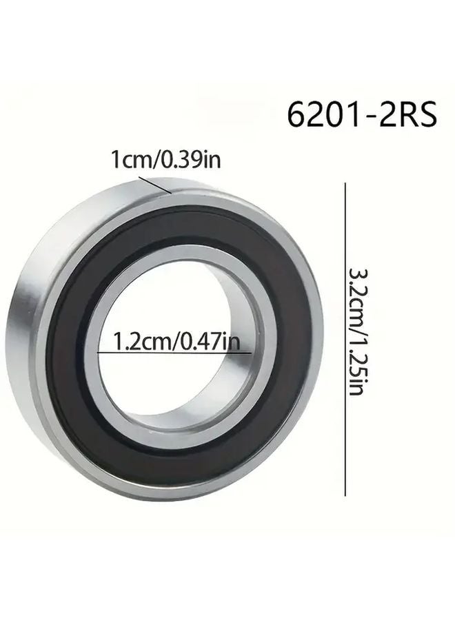 10pcs 6200 2RS Deep Groove Ball Bearings Double Rubber Seals 10mm 30mm 9mm - Image 3