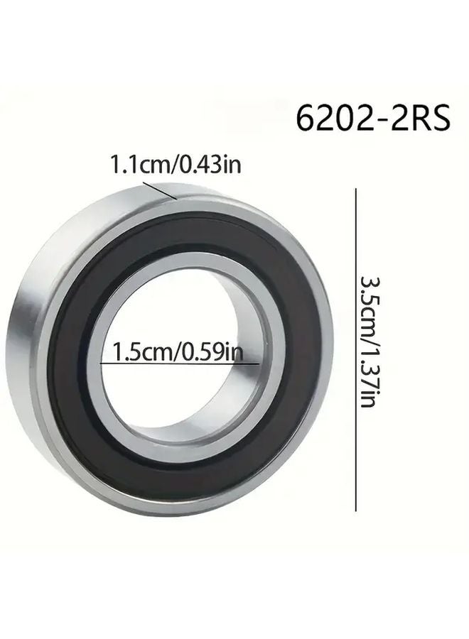 10pcs 6200 2RS Deep Groove Ball Bearings Double Rubber Seals 10mm 30mm 9mm - Image 4