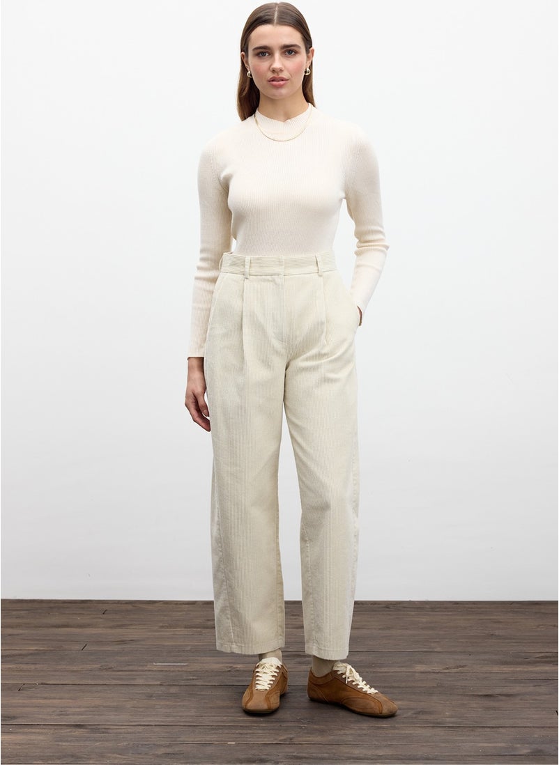 Corduroy Baggy Trousers Vanilla - pzsku/ZDEF972CD0ED1E819E7E6Z/45/_/1741272072/2c3f4bf7-ea00-44bf-9b56-96ee61c84796