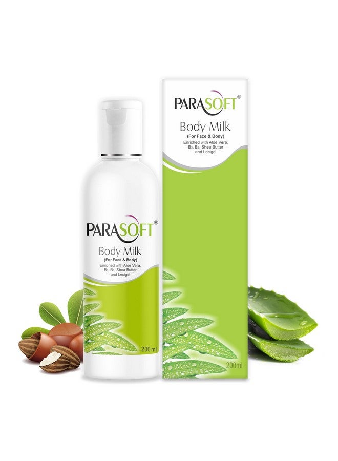 Parasoft Moisturizing & Hydrating Face & Body Milk With Goodness Of Aloe Vera, Shea Butter & Vitamin B3 & B6 For Normal To Very Dry Skin Daily Nourishing Body Lotion - 200 Ml - Image 1