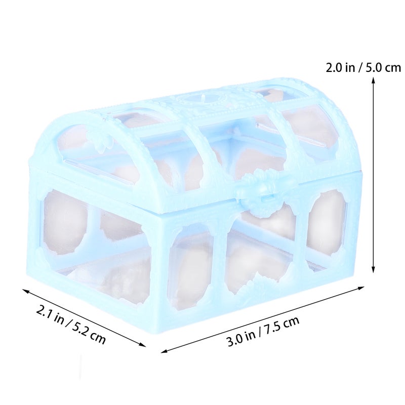 10pcs Candy Box Treasure Chest Shape Sugar Containers Holder Storage Case Party Supplies for Wedding ( ) - Image 3