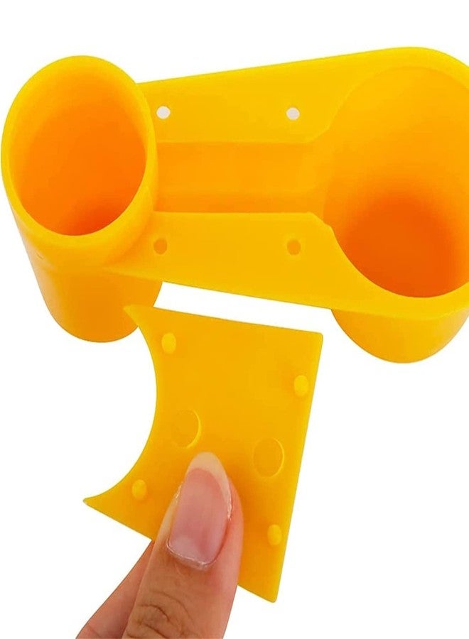 Achicklead 15pcs Automatic Bird Drinker Cups Water Bottl Plastic Pigeon Water Bottle Feeder for Quail Dove Chicken Cage (Yellow) - Image 3