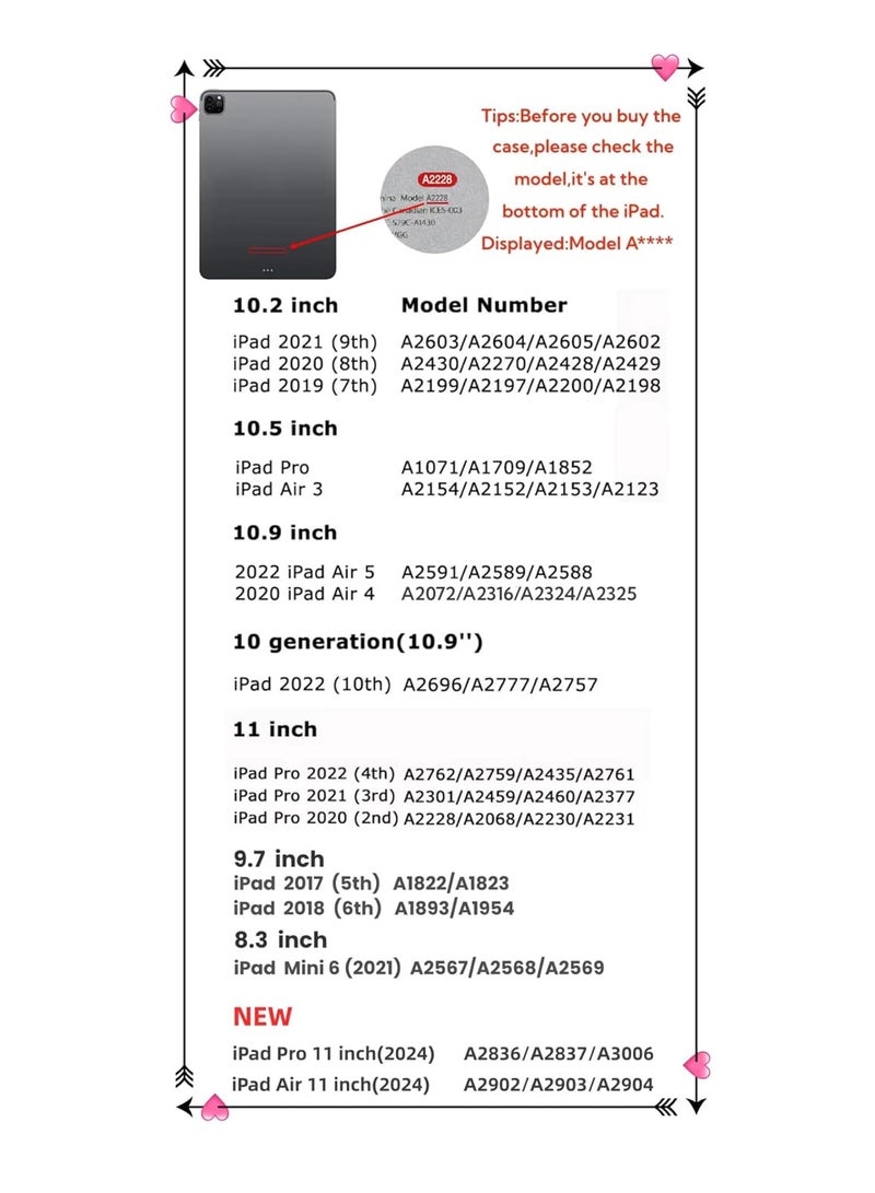 Ecosystem Cases Cartoon 3D Silicon Flip Cover For iPad 10th Generation 2022 10.9 Inch, iPad 10 Case Funda Case Model A2696,A2757,A2777 Cover with Pencil Holder For Kids - Image 2