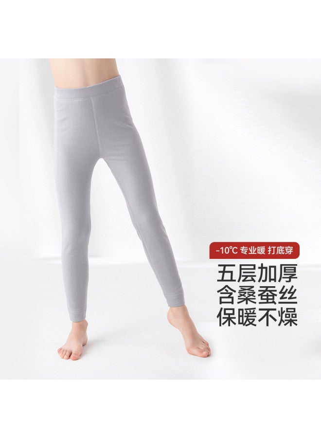 Long time companion 5-layer Thick Warm Boys & Girls Thermal Underwear Coldproof Winter Pants - Image 2