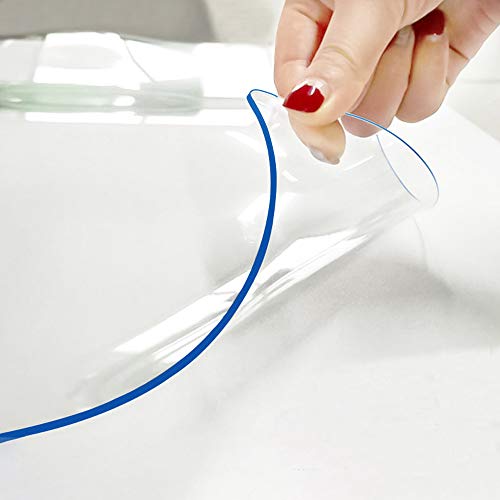 Clear Dining Room Table Protector  40x60 Inches 15 mm Thick NonSlip Plastic Rectangular Kitchen Conference Wedding Actic Table Cover
