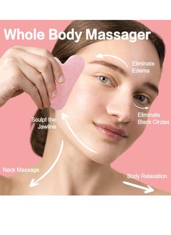 huefull Gua Sha Facial Tools for Face and Body –Spa Gifts for Women, Natural Rose Quartz Guasha Tool for Face, Relieving Tension,Self care Gift for Women & Men - pzsku/ZDEF9BD6E133D6B959AFEZ/45/_/1736416970/35e7e50e-017c-4cc2-b7f5-ca3ebc3083aa