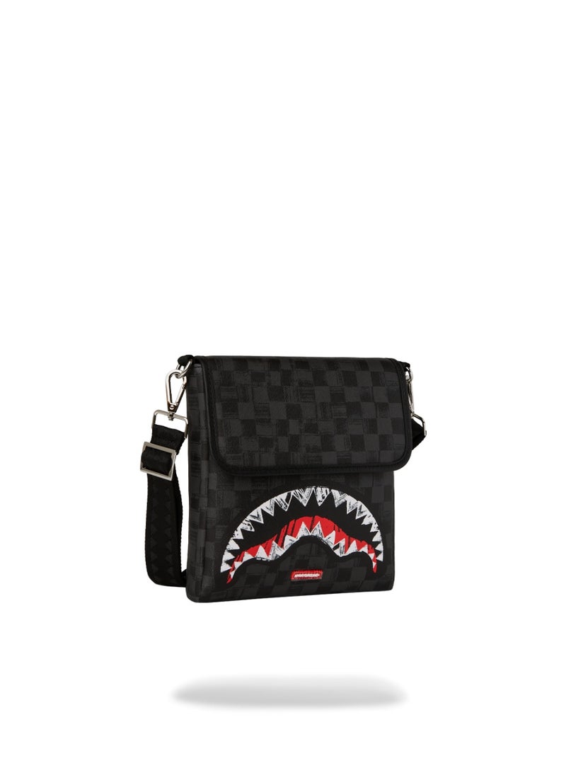 SPRAYGROUND SCRIBBLE SHARK MESSENGER BAG - Image 2