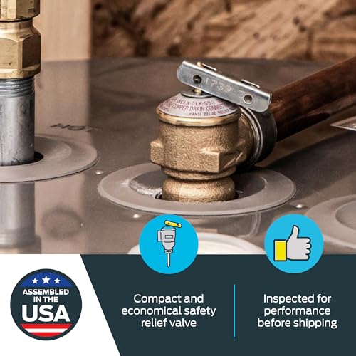 Cash Acme 3/4 Inch F-30 Safety Relief Pressure Release Valve, Brass Plumbing Fitting, 20166-0030 - Image 3