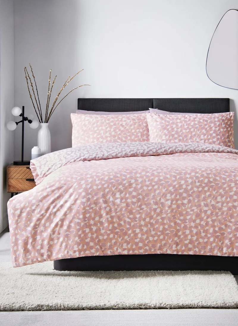 Matalan Lilac Leopard Duvet Set