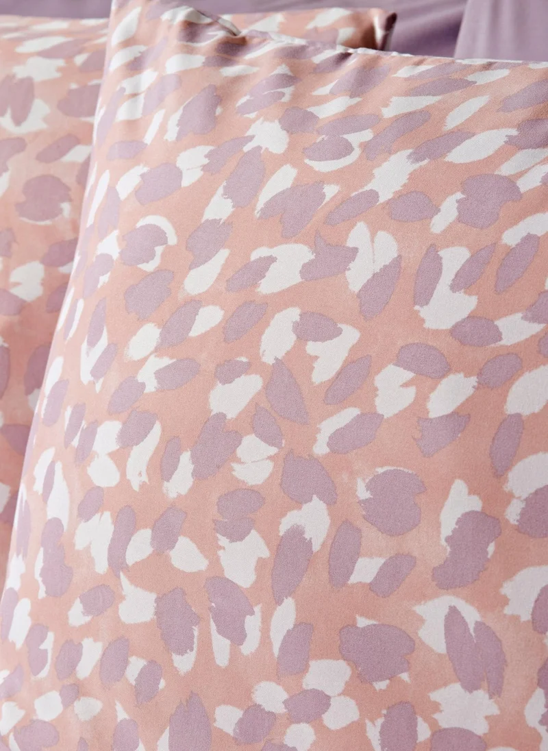 Matalan Lilac Leopard Duvet Set