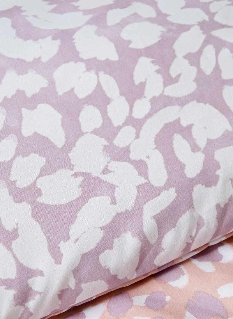 Matalan Lilac Leopard Duvet Set