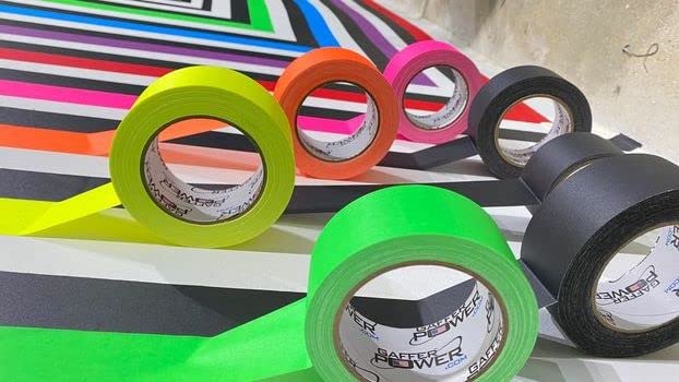 Gaffer Power Real Professional Grade Gaffer Tape, Made in The USA, Yellow Fluorescent 2 Inches by 30 Yards, UV Blacklight Reactive Fluorescent Heavy, Non-Reflective, Better Than Neon Yellow Duct Tape - Image 5