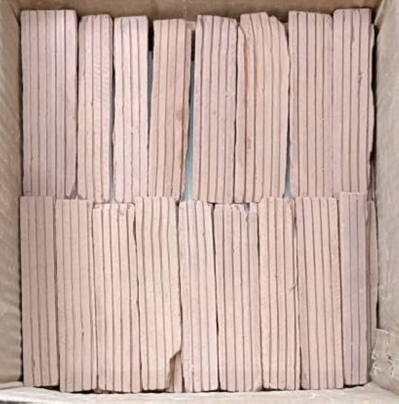 Red Slate Grooved Chips Pencil Shaped 1kg Billards Chalk Box (20 Sticks)