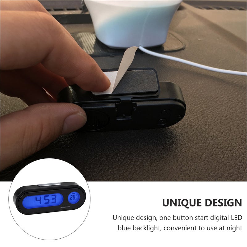 1pc Car Dashboard High Precision Clock Mini - Image 4