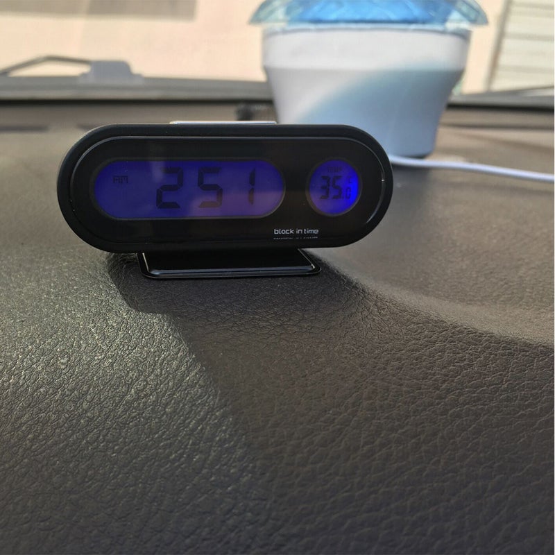 1pc Car Dashboard High Precision Clock Mini - Image 3