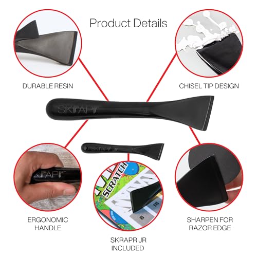 The Skrapr Handy Home Products 22701 The Skrapr and Skrapr Junior Kit Black, 2 x 4.25 x 10.5 inches - Image 5