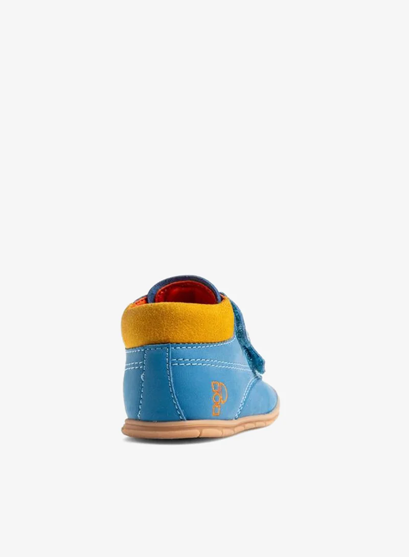 Pablosky Leather Baby Booties With Hook And Loop Closure
