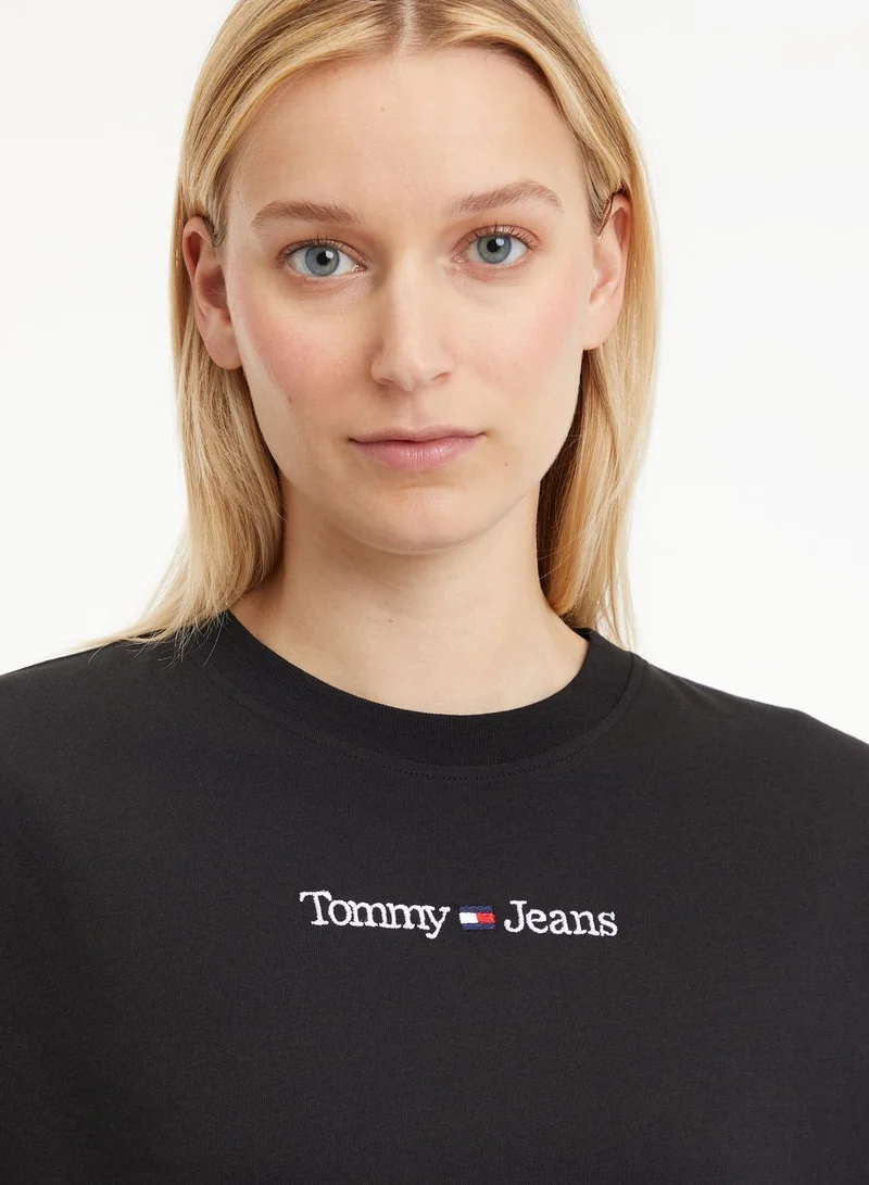TOMMY JEANS Crew Neck Logo T-Shirt