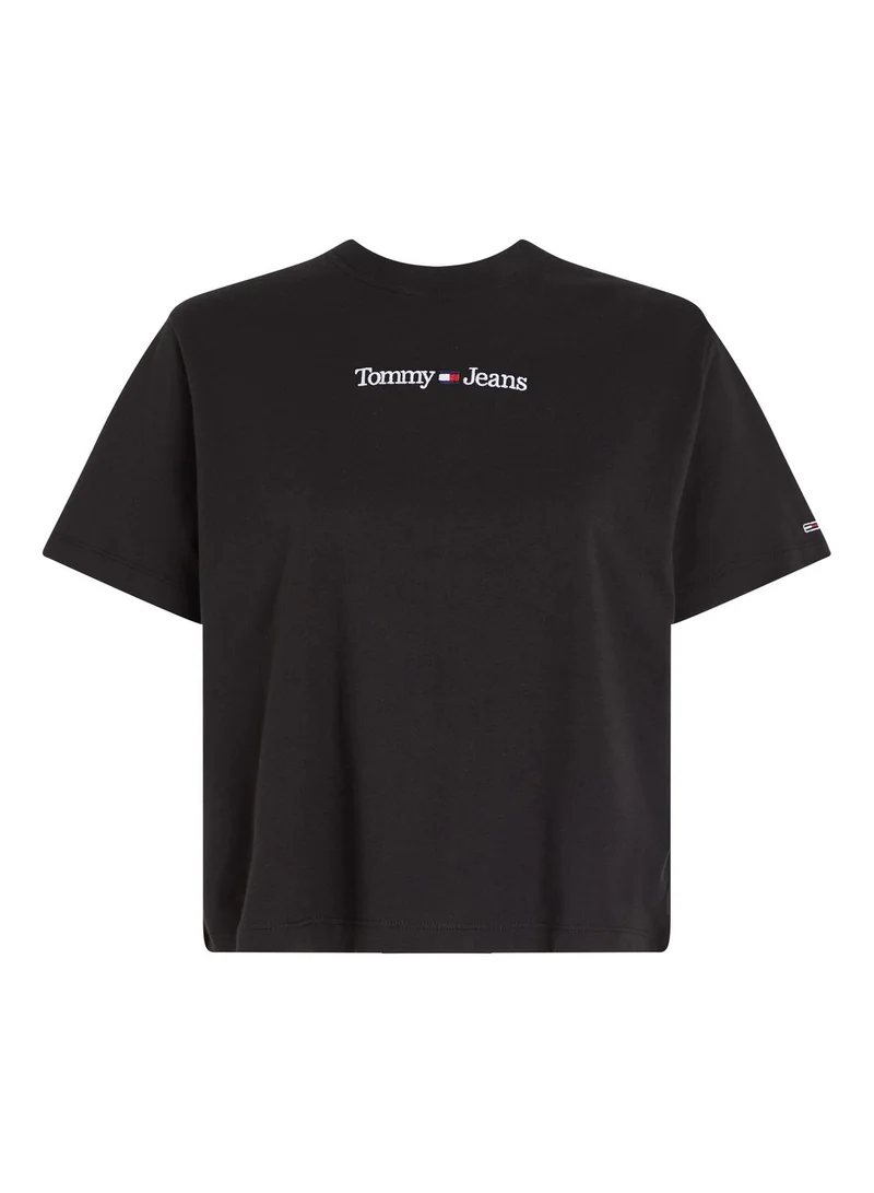 TOMMY JEANS Crew Neck Logo T-Shirt
