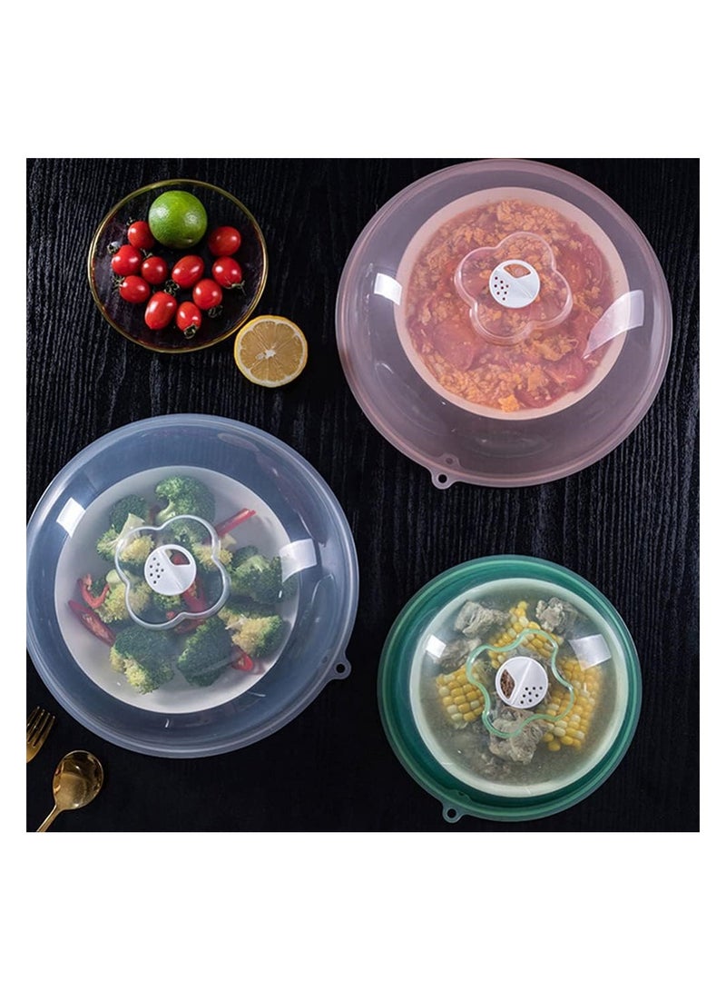 Excefore غطاء طعام 2 قطع قبة غطاء طبق ميكروويف واقي غطاء حامي للذباب الجبن الزبدة كعكة غطاء قبة غطاء رش للطعام الطبخ في الهواء الطلق - Image 3